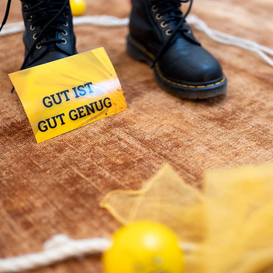 Psychotherapie im bewegungstherapeutischen Verfahren: gut ist gut genug.